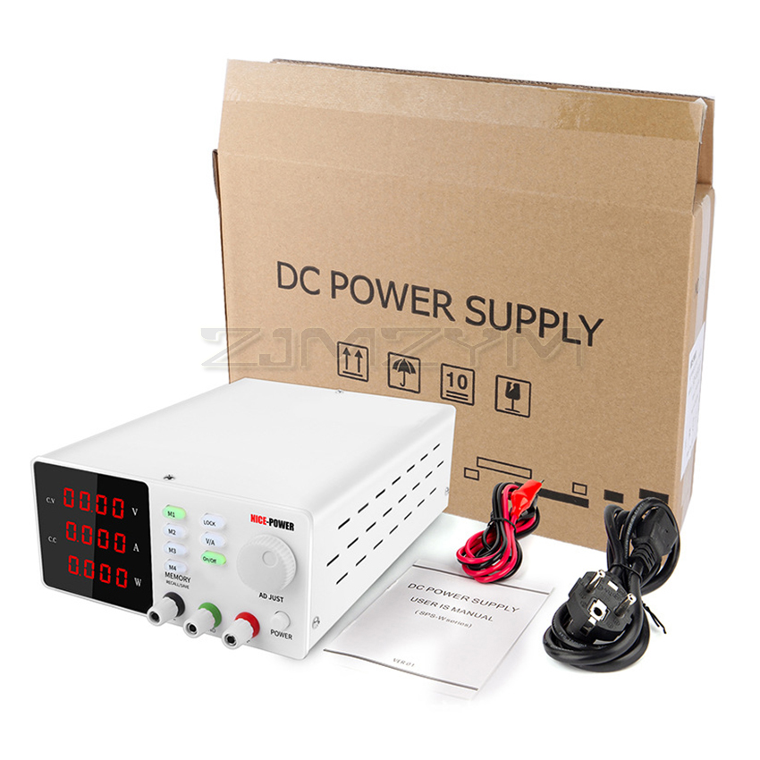 High Precision Adjustable Lab Power Supply 120V 3A - Fonte de Alimentação DC Programável de