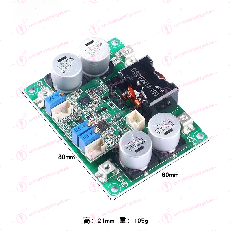 Step Down Dc Power Supply Module 1000W - Módulo de Fonte de Alimentação DC-DC