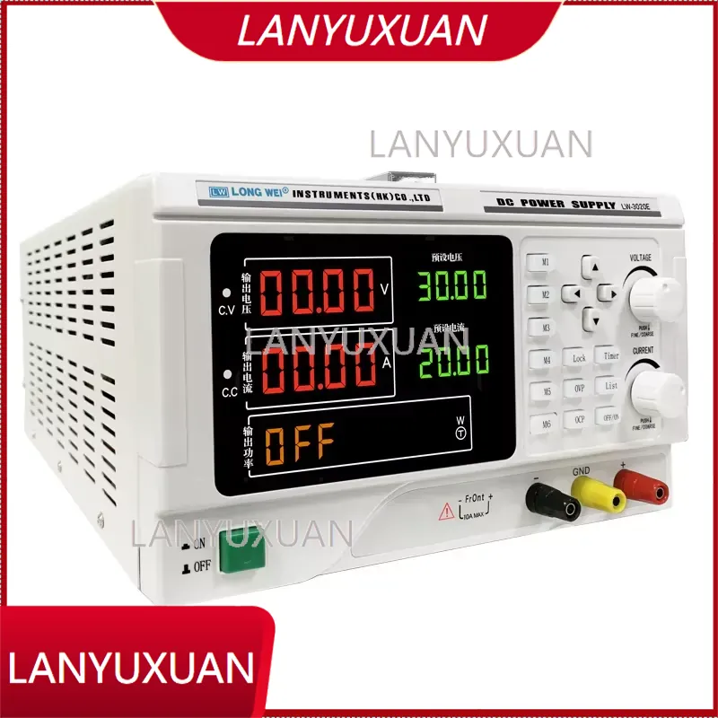 High Power 60V 20A Bench Power Supply - Fonte de Alimentação DC Programável Ajustável