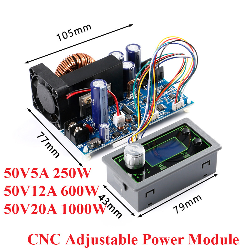 Step Down Dc Power Supply Module 1000W - Módulo de Fonte de Alimentação Ajustável
