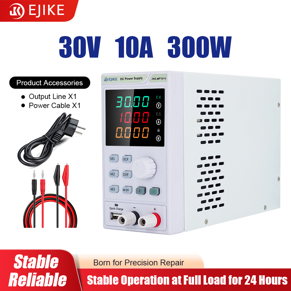 Programmable Dc Power Supply 60V 10A - Fonte de Alimentação DC EJIKE 300W