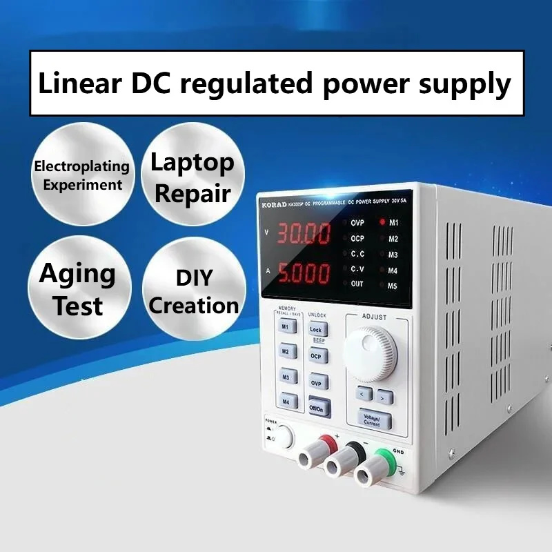 Fonte de Alimentação DC Linear - Programmable Dc Power Supply 60V 10A avaliação e preço