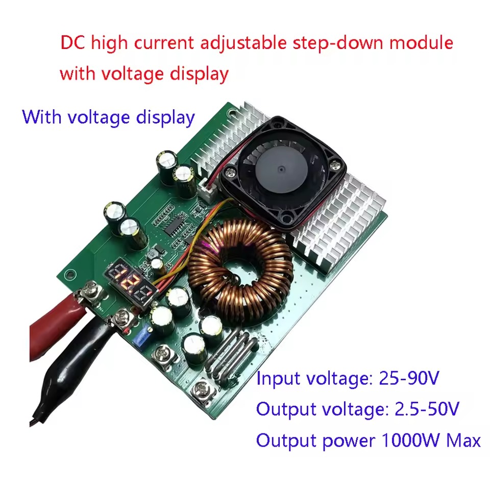 Módulo Conversor Buck de 1000W - Step Down Dc Power Supply Module 1000W avaliação e preço