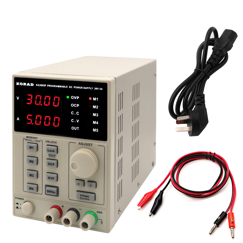 KORAD-Precisão ajustável Digit - Programmable Dc Power Supply 60V 10A avaliação e preço