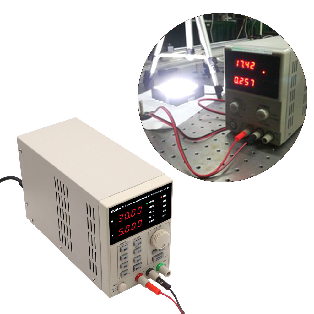 KORAD-Precisão ajustável Digit - Programmable Dc Power Supply 60V 10A avaliação e preço